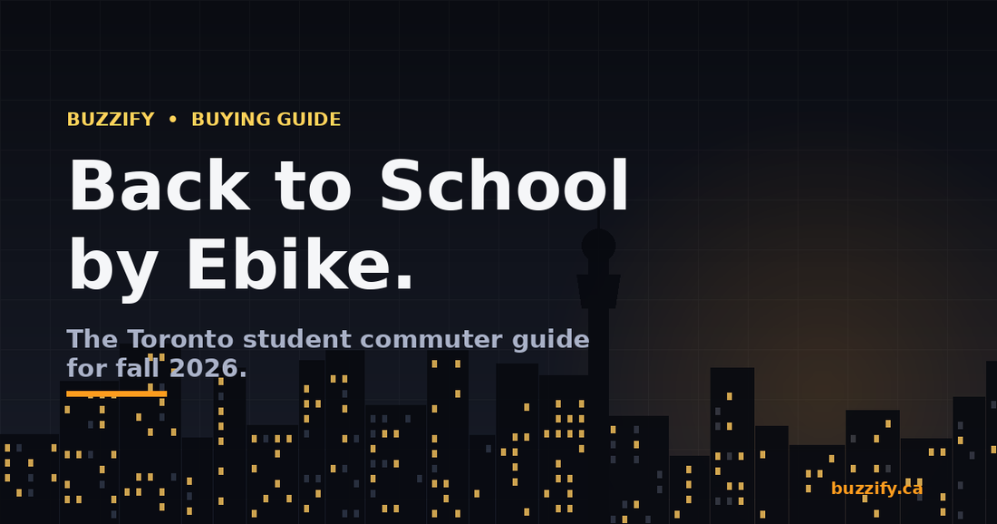 Back to School by Ebike: The Toronto Student Commuter Guide for Fall 2026 - Buzzify