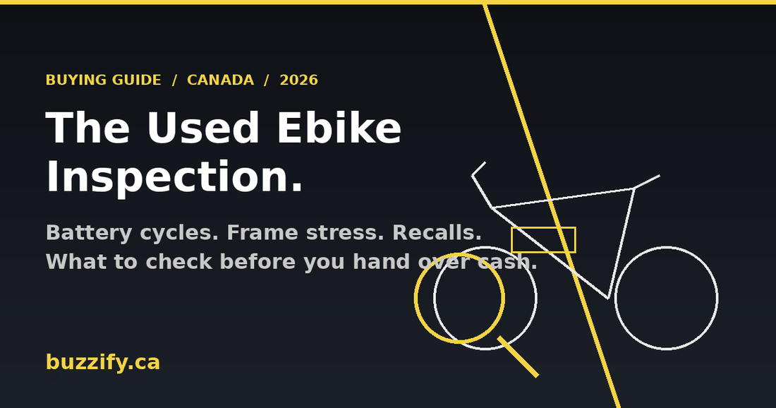 How to Buy a Used Ebike in Canada Without Getting Burned: A 2026 Inspection Guide - Buzzify