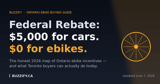 Ontario Ebike Rebates in 2026: What You Actually Get, What You Don’t, and Why Ottawa Skipped Ebikes - Buzzify