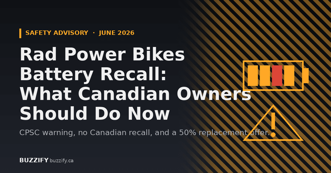 Rad Power Bikes Battery Recall: What Canadian Owners Actually Need to Do - Buzzify