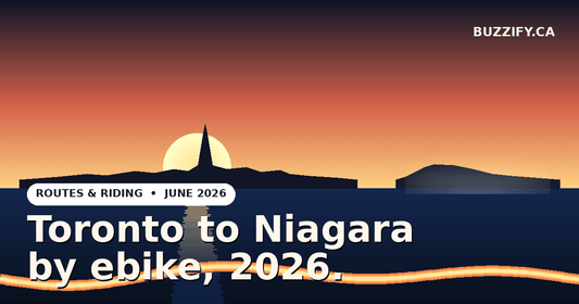 Toronto to Niagara by ebike in 2026: routes, range, and the FIFA Bike Train wrinkle - Buzzify