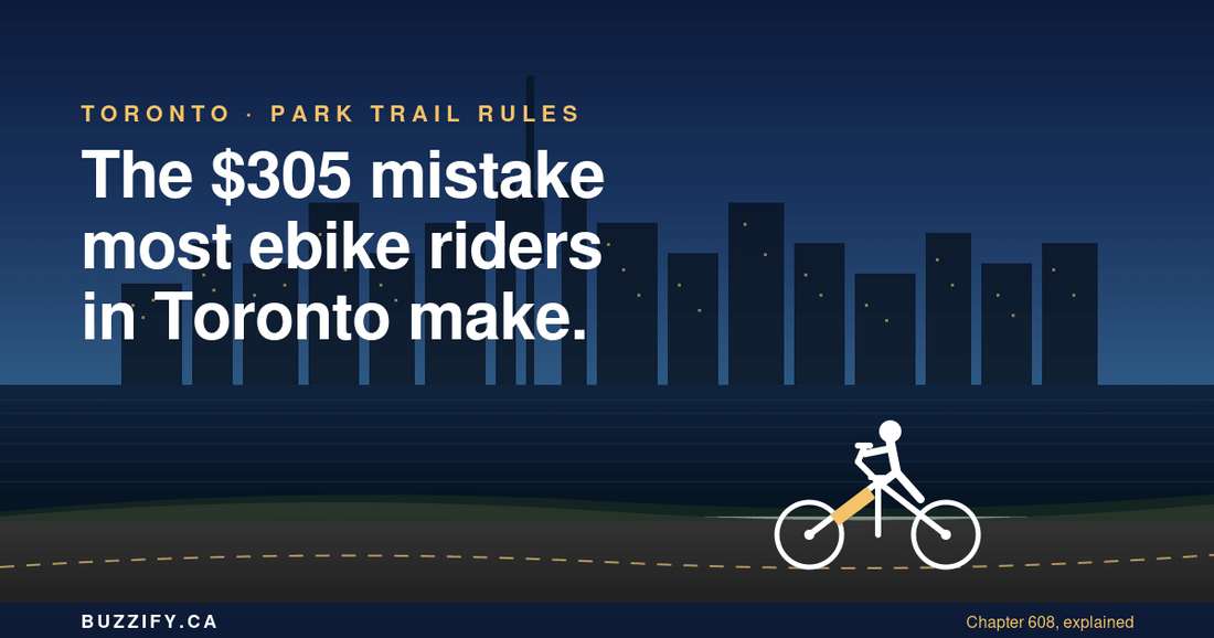 Toronto's $305 Park Trail Mistake: Why Most Ebikes Are Banned From the Don, Humber, and Waterfront - Buzzify