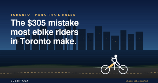 Toronto's $305 Park Trail Mistake: Why Most Ebikes Are Banned From the Don, Humber, and Waterfront - Buzzify