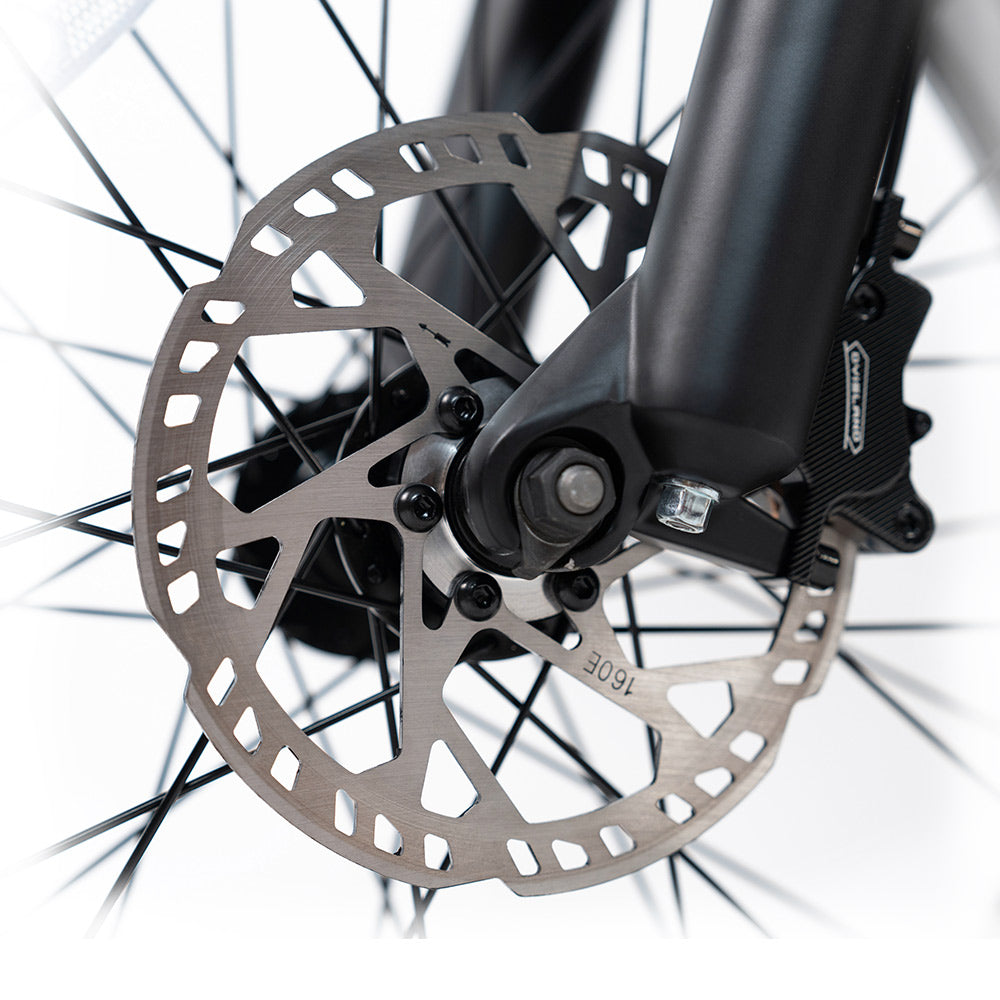 HappyRun G70 front suspension fork detail