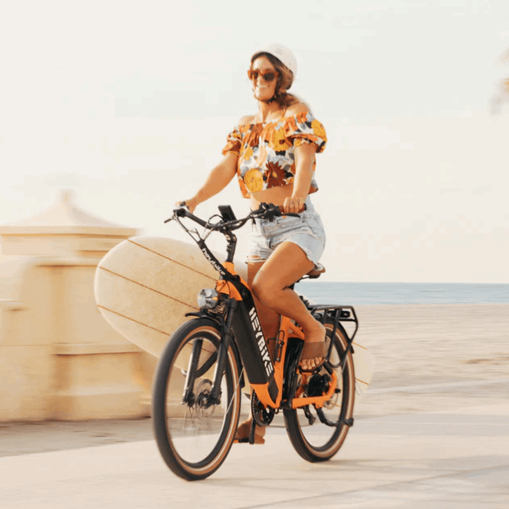 Heybike Cityrun electric commuter bike detail view