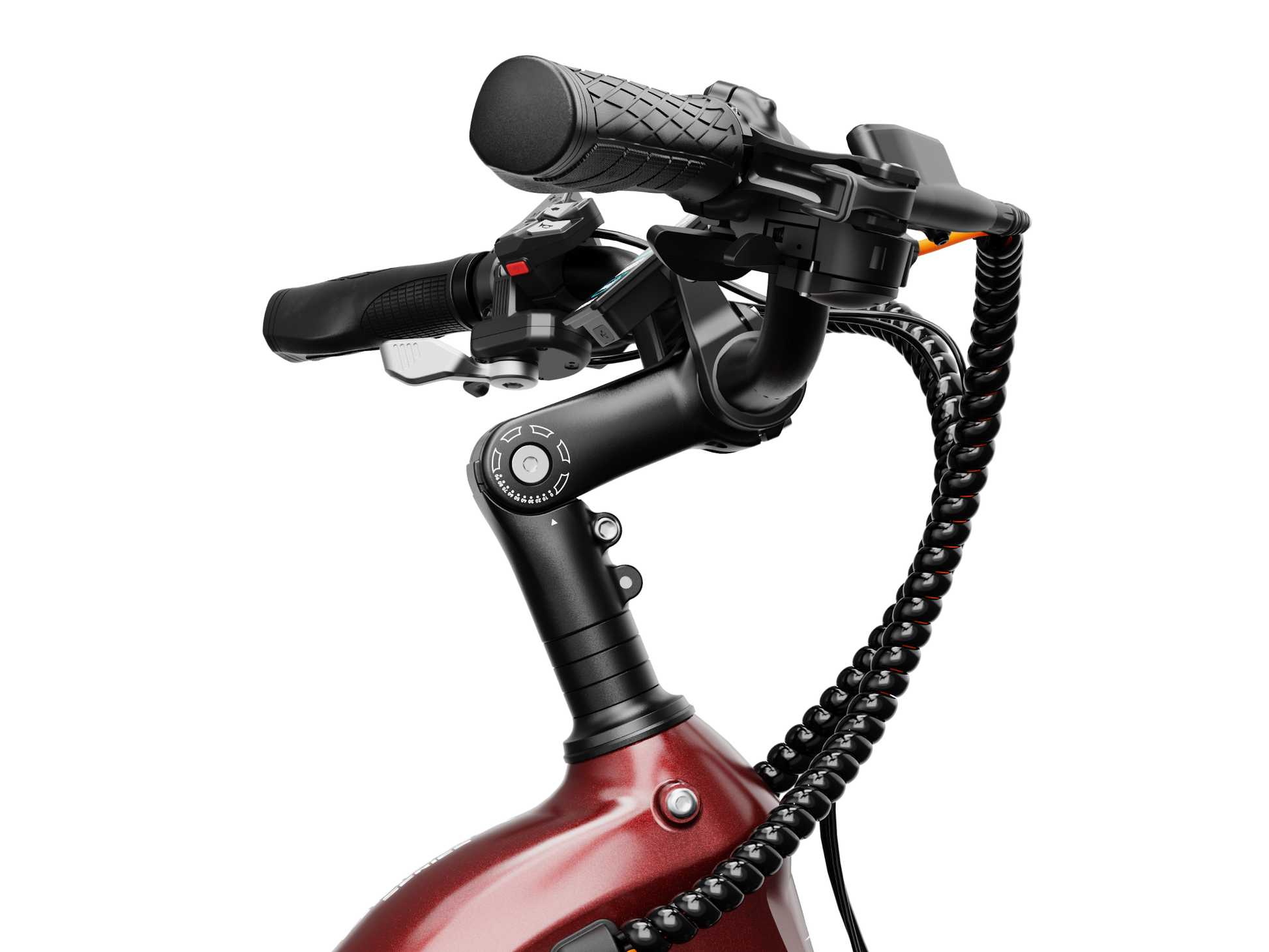 Heybike Hybrid electric bike side profile