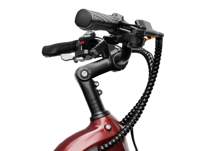 Heybike Hybrid electric bike side profile