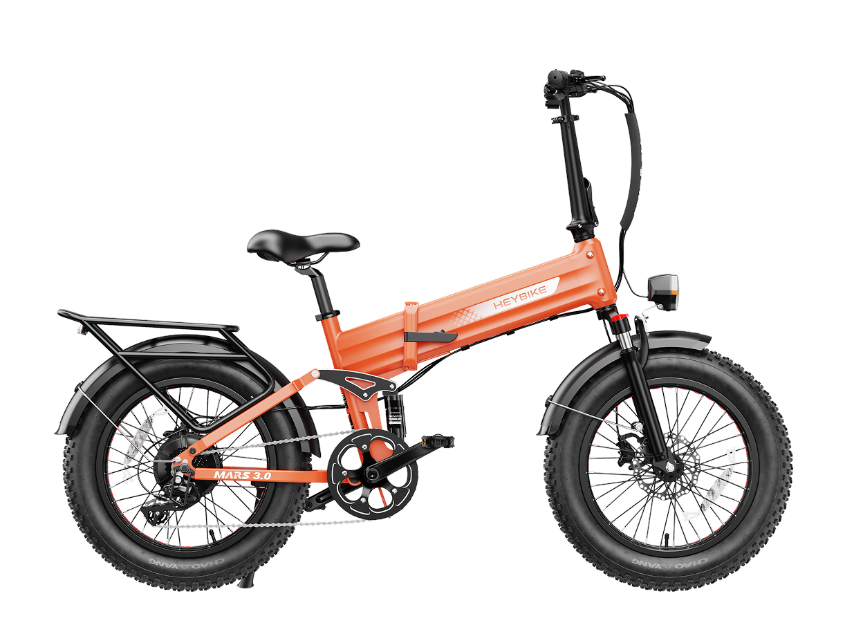 Heybike Mars 3.0 folding full suspension fat tire electric bike