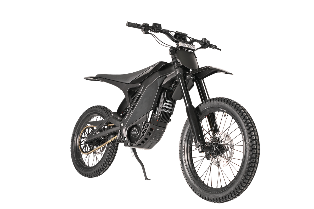 E Ride Pro 4.0 electric dirt bike studio shot