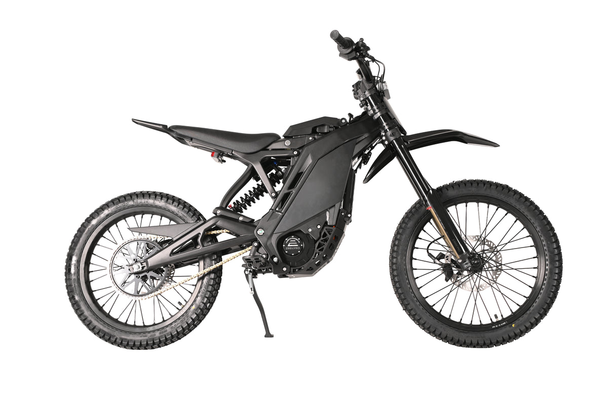 E Ride Pro 4.0 electric dirt bike rear view