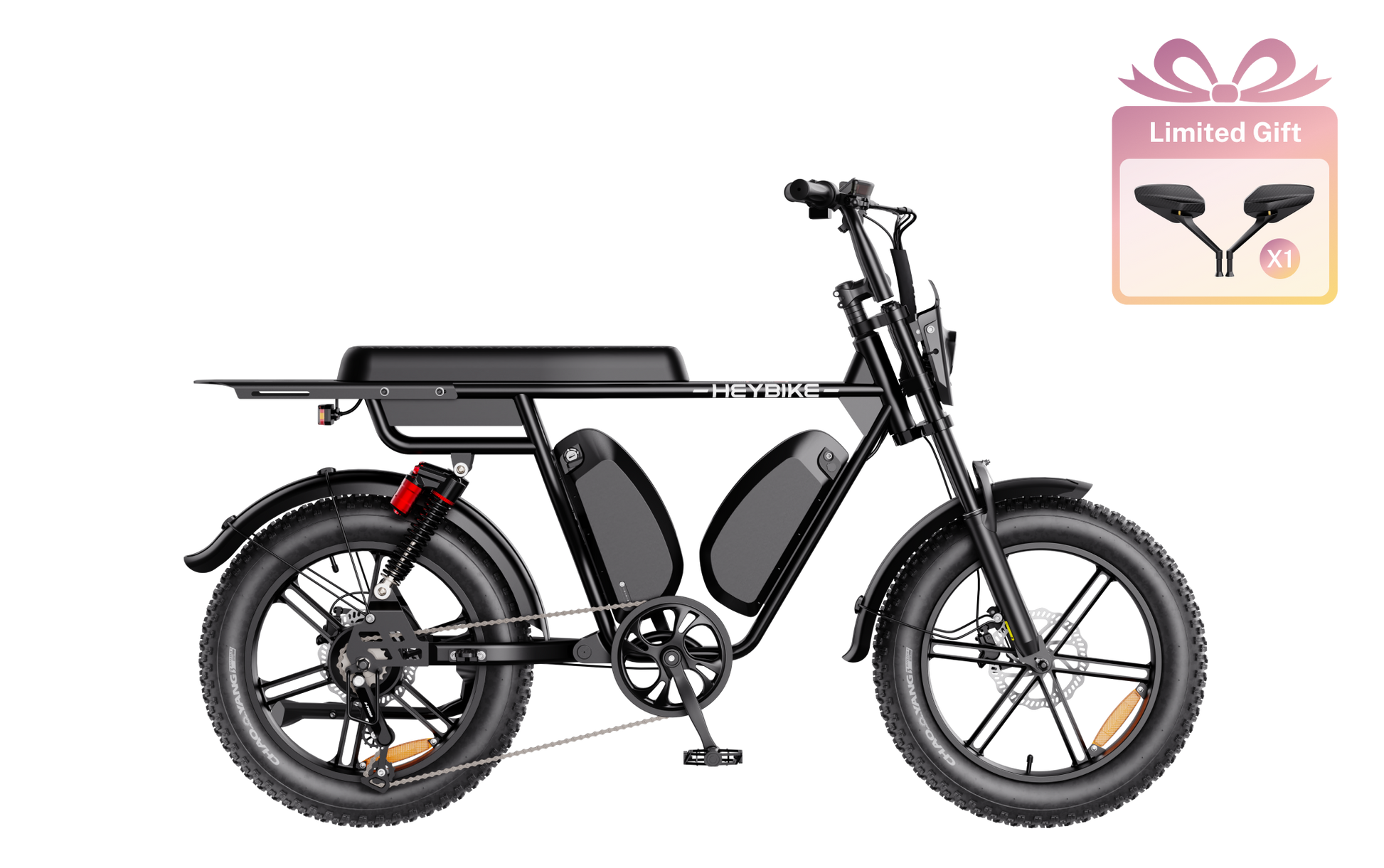 Heybike Saturn moped-style electric bike