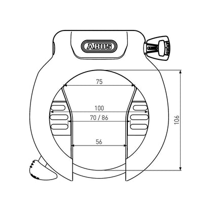 Abus 4750 NR Pro Amparo - Buzzify-Frame Locks-Abus