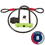 Abus Ultra 410 Mini + Cobra Loop - Buzzify-U-Locks-Abus