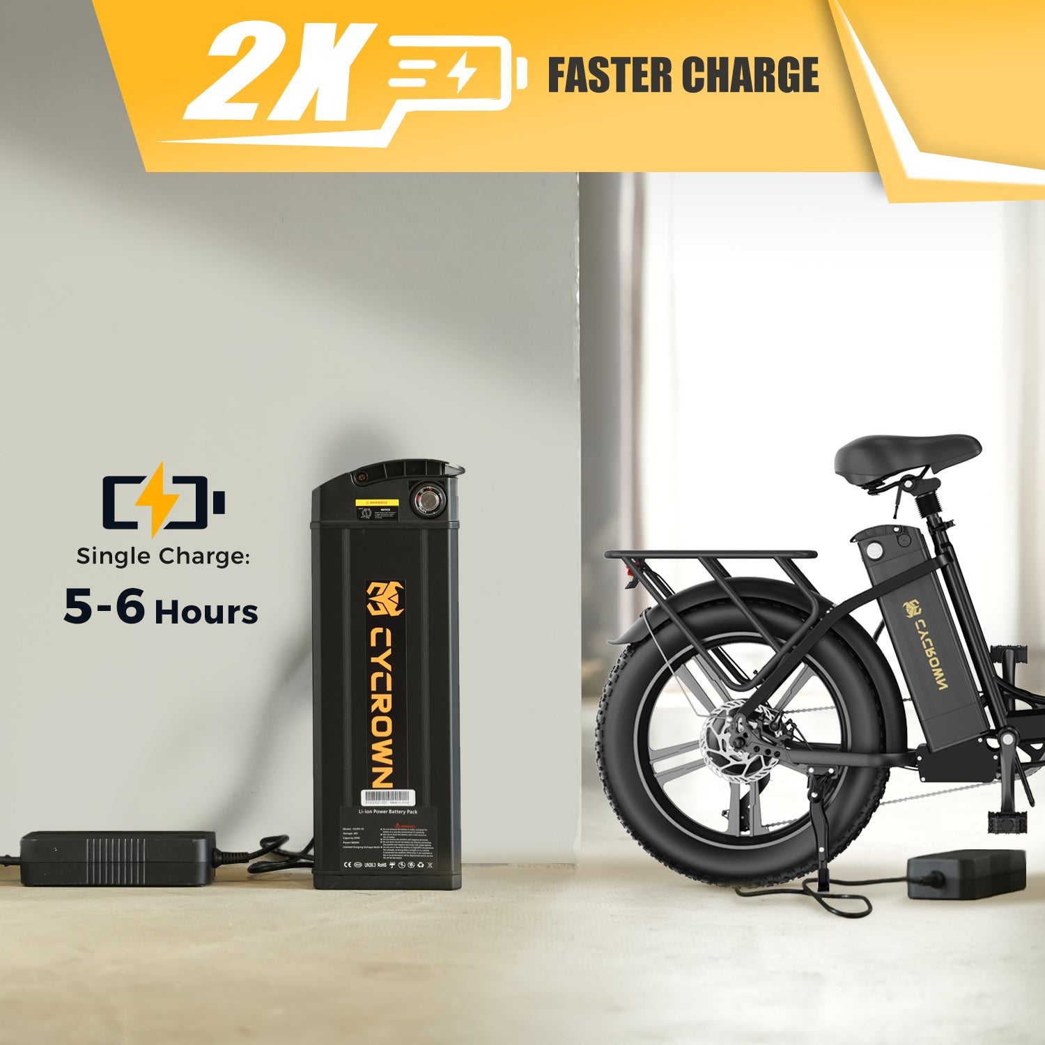 Cycrown CycFree Max 20Ah - Buzzify - E - Bikes - Cycrown