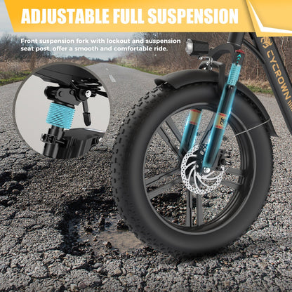 Cycrown CycFree Max 20Ah - Buzzify - E - Bikes - Cycrown