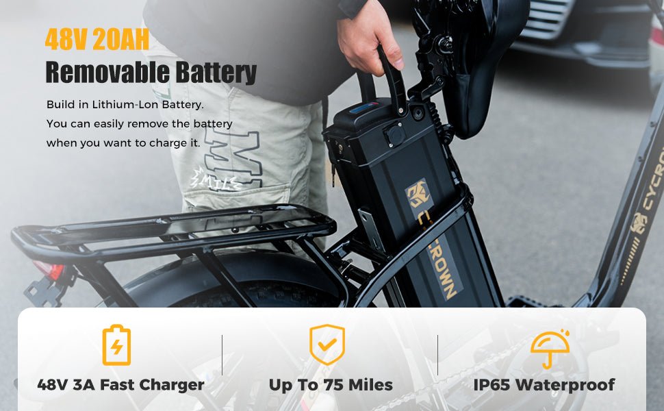 Cycrown CycFree Max 20Ah - Buzzify - E - Bikes - Cycrown