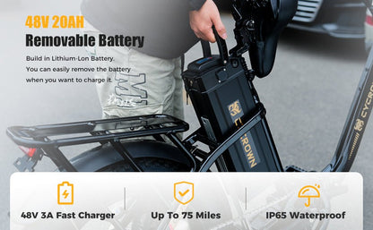 Cycrown CycFree Max 20Ah - Buzzify - E - Bikes - Cycrown