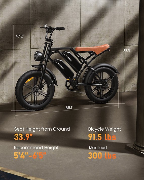 Cycrown CycHunter 26Ah Electric Bike - Buzzify - E - Bikes - Cycrown