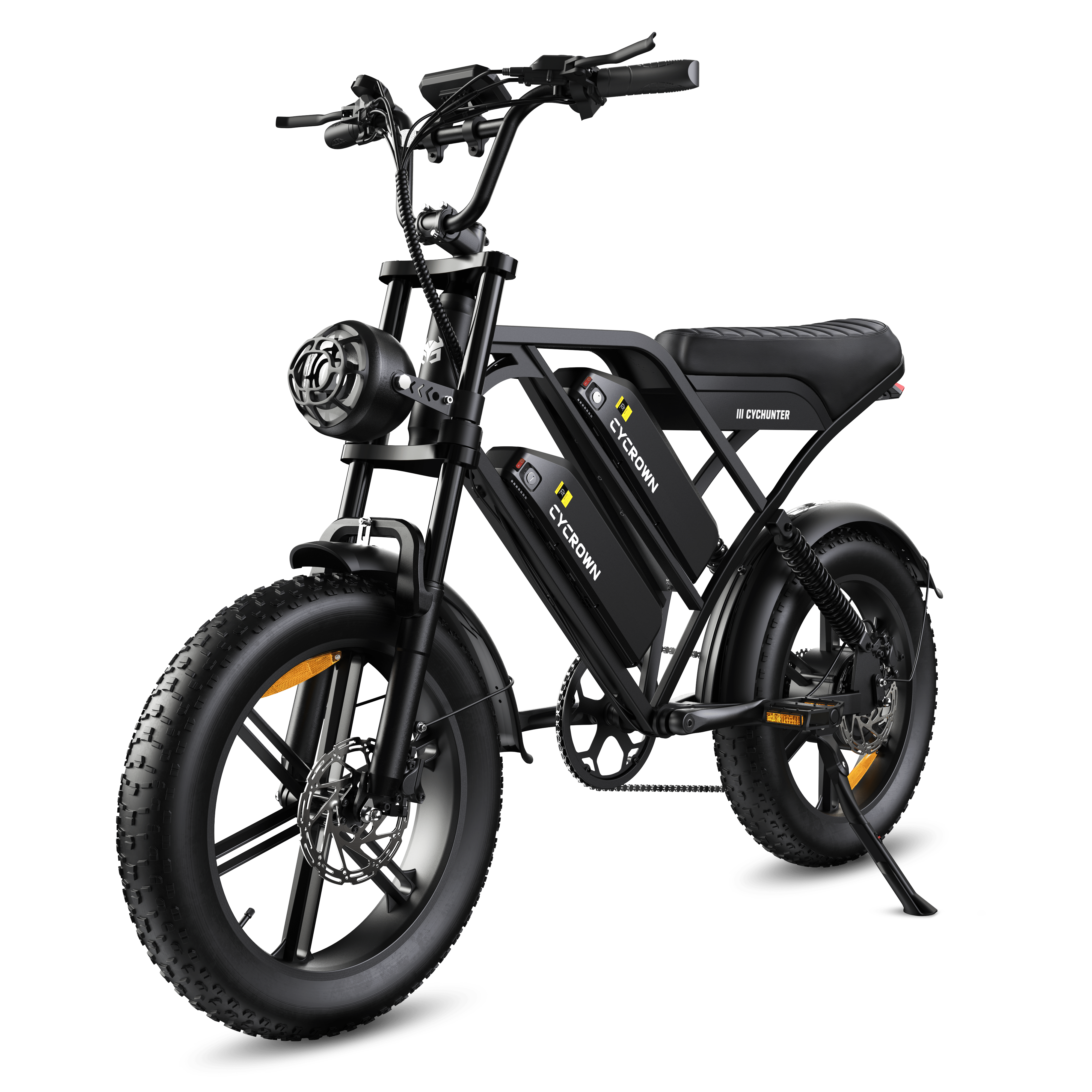 Cycrown CycHunter Moped-Style E-Bike - Buzzify-E-Bikes-Cycrown