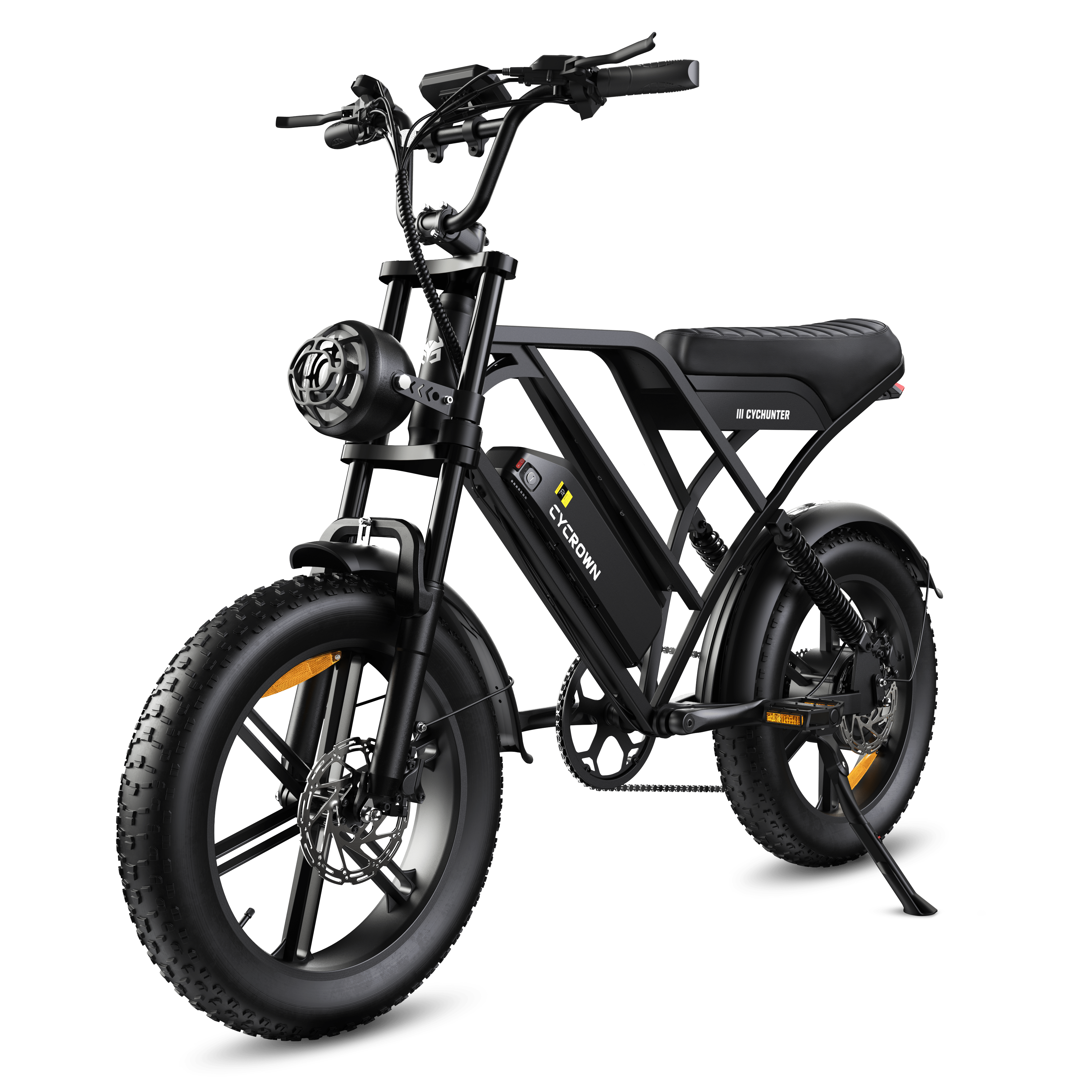 Cycrown CycHunter Moped-Style E-Bike - Buzzify-E-Bikes-Cycrown