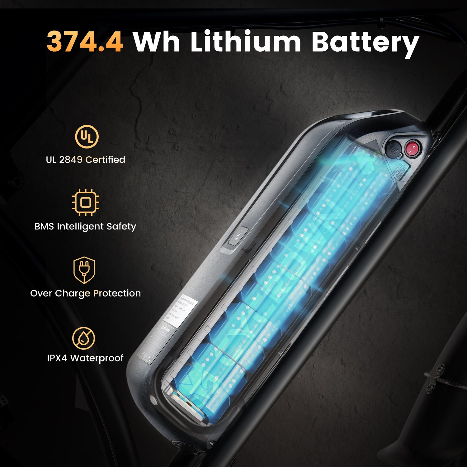 Cycrown CycRun 10.4AH - Buzzify - E - Bikes - Cycrown