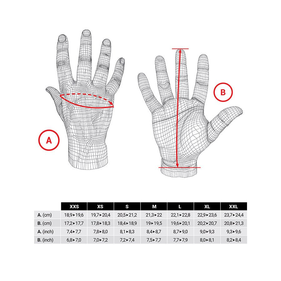 Five Gloves RC2 - Buzzify-Short Finger Gloves-Five Gloves