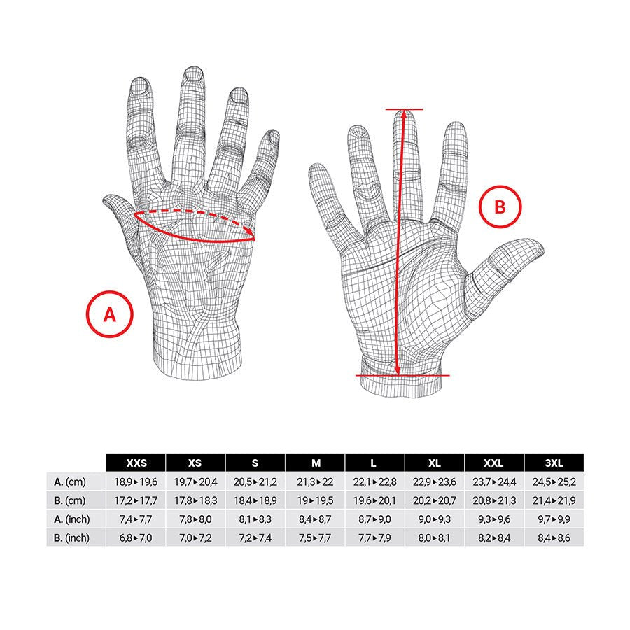 Five Gloves XR-Ride - Buzzify-Full Finger Gloves-Five Gloves