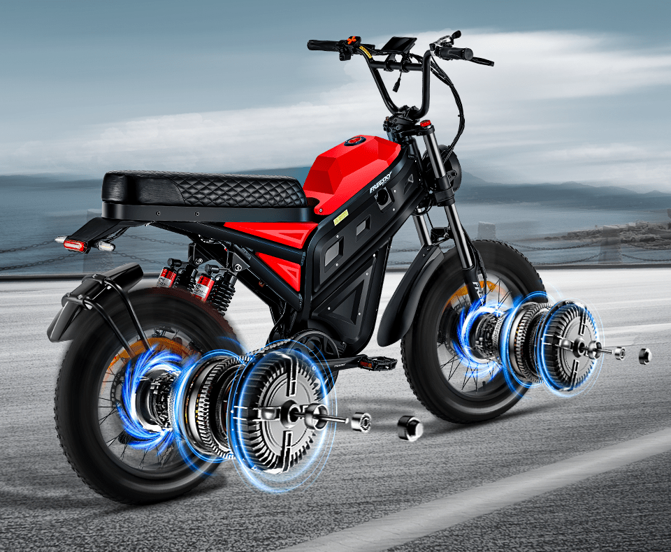 Freesky Cheetah MT - 380 Electric Bike - Buzzify - E - Bikes - Freesky