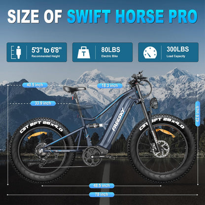 Freesky Swift Horse Pro Electric Bike - Buzzify - E - Bikes - Freesky