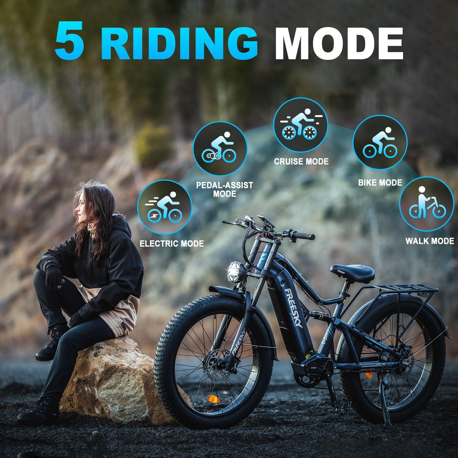Freesky Swift Horse Pro Electric Bike - Buzzify - E - Bikes - Freesky