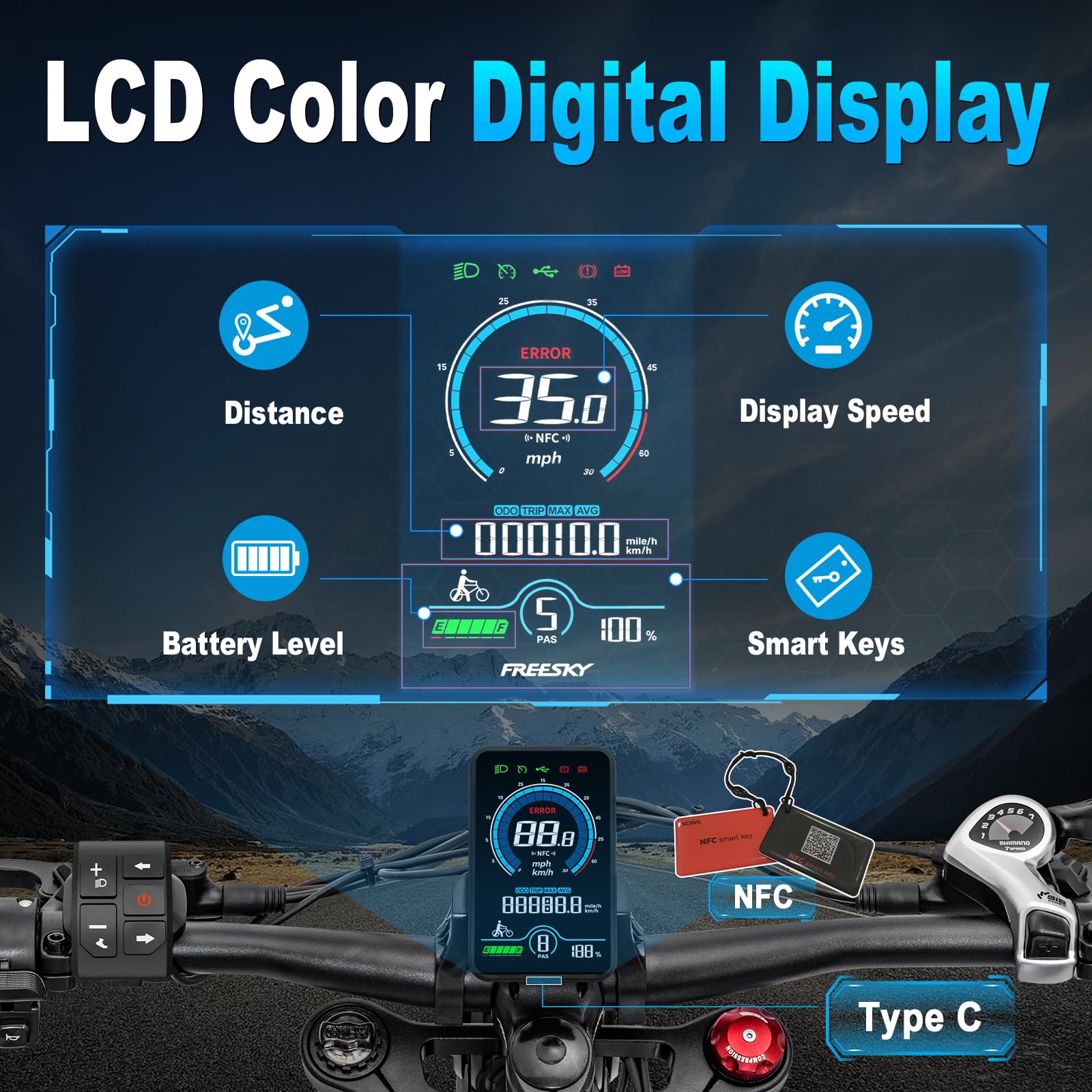 Freesky Swift Horse Pro Electric Bike - Buzzify - E - Bikes - Freesky