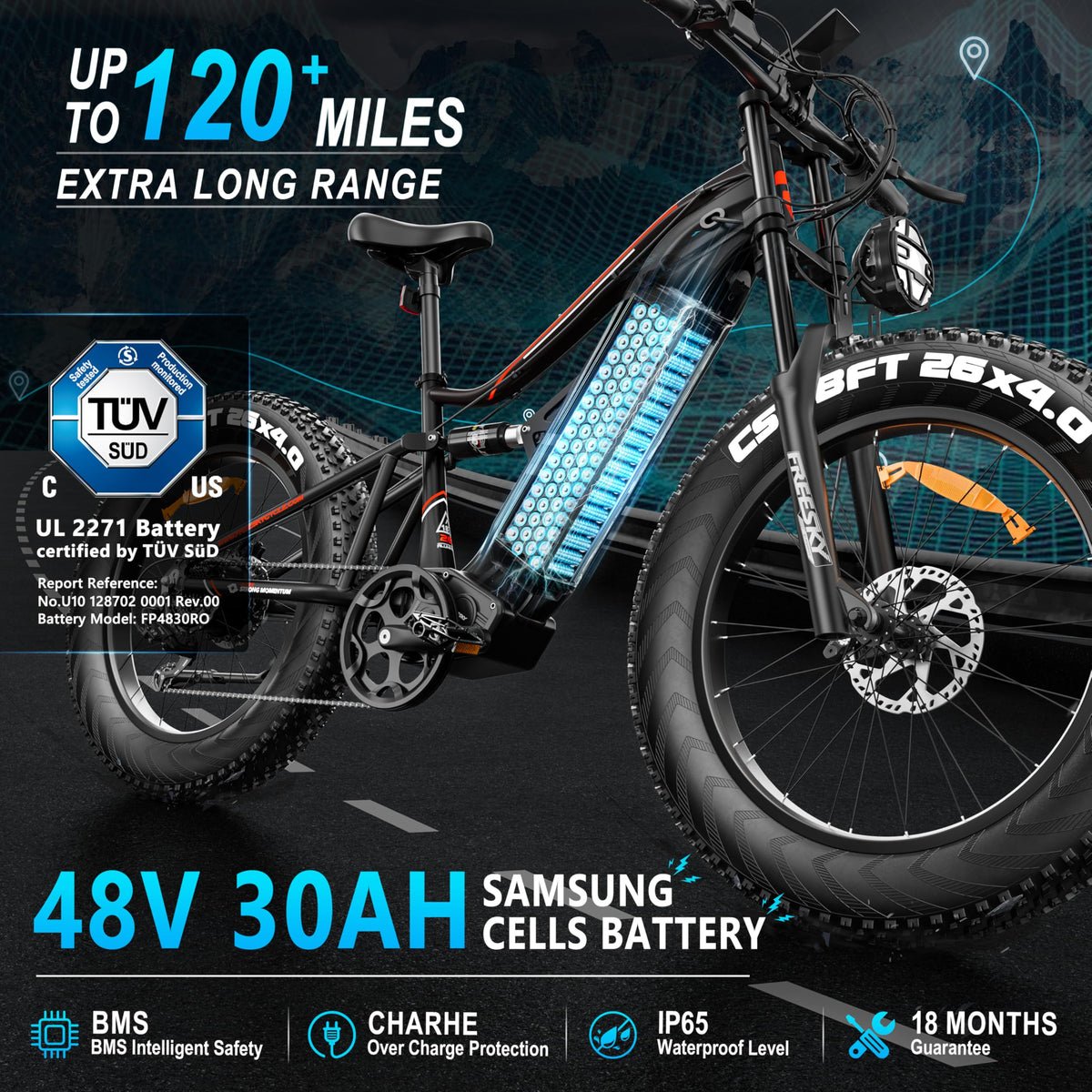 Freesky Swift Horse Pro Electric Bike - Buzzify - E - Bikes - Freesky