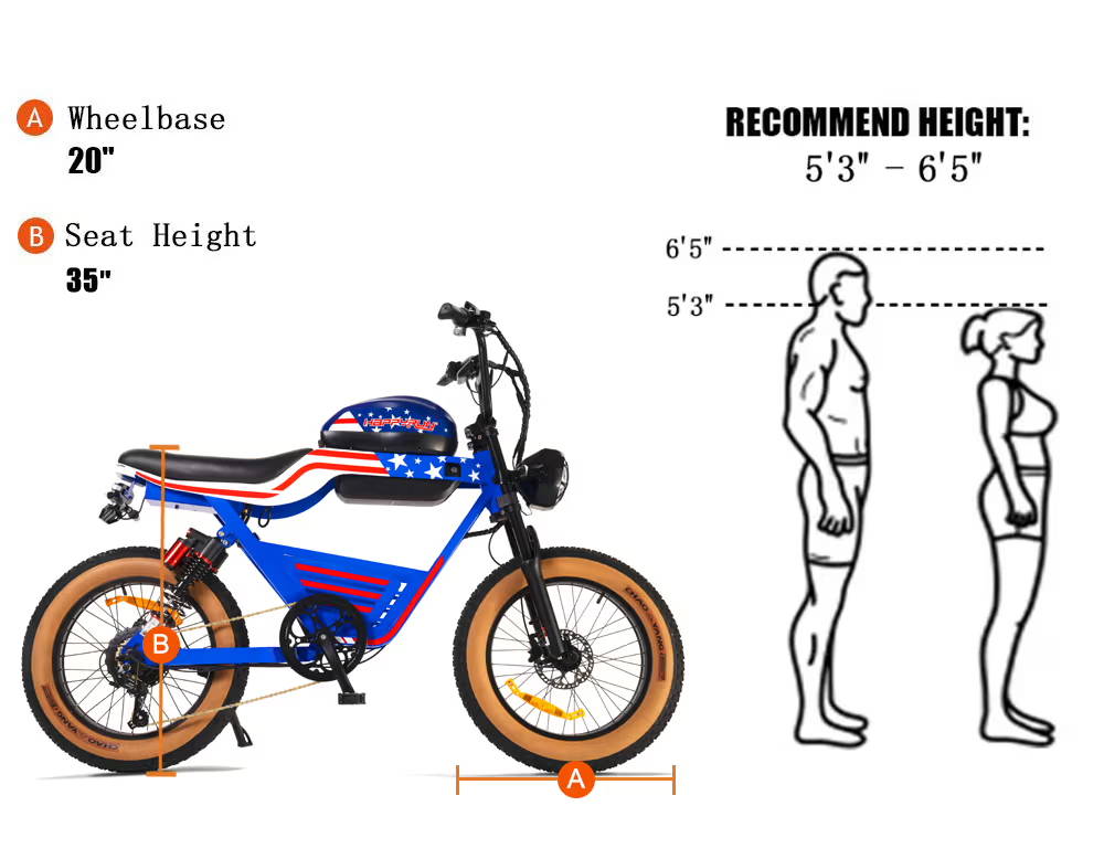 HappyRun G100 Electric Motorbike — Long Range Dual Battery - Buzzify-Electric Bike-HappyRun