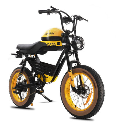 HappyRun G100 Electric Motorbike — Long Range Dual Battery - Buzzify-Electric Bike-HappyRun