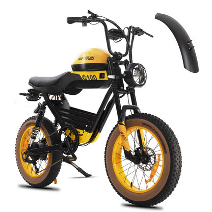 HappyRun G100 Electric Motorbike — Long Range Dual Battery - Buzzify-Electric Bike-HappyRun