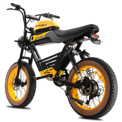 HappyRun G100 Electric Motorbike — Long Range Dual Battery - Buzzify-Electric Bike-HappyRun