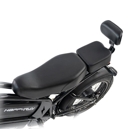 HappyRun G70 Electric Cargo Bike — 2-Seater Dual Battery - Buzzify-Electric Bike-HappyRun