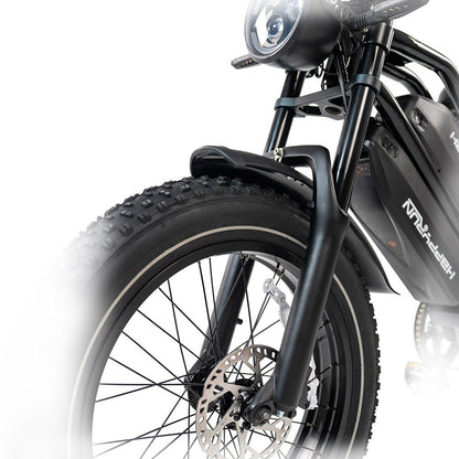 HappyRun G70 Electric Cargo Bike — 2-Seater Dual Battery - Buzzify-Electric Bike-HappyRun