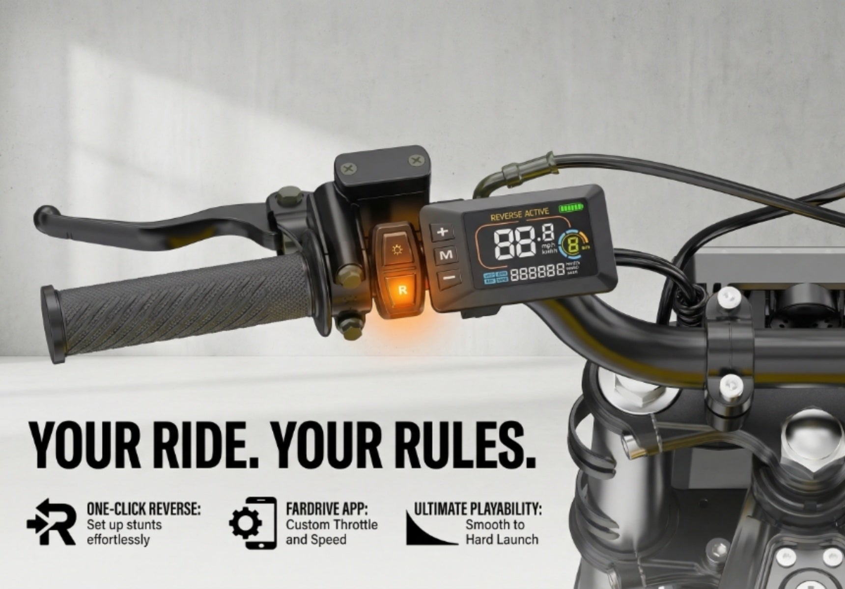 Heybike Villain - Buzzify-Electric Dirt Bike-Heybike