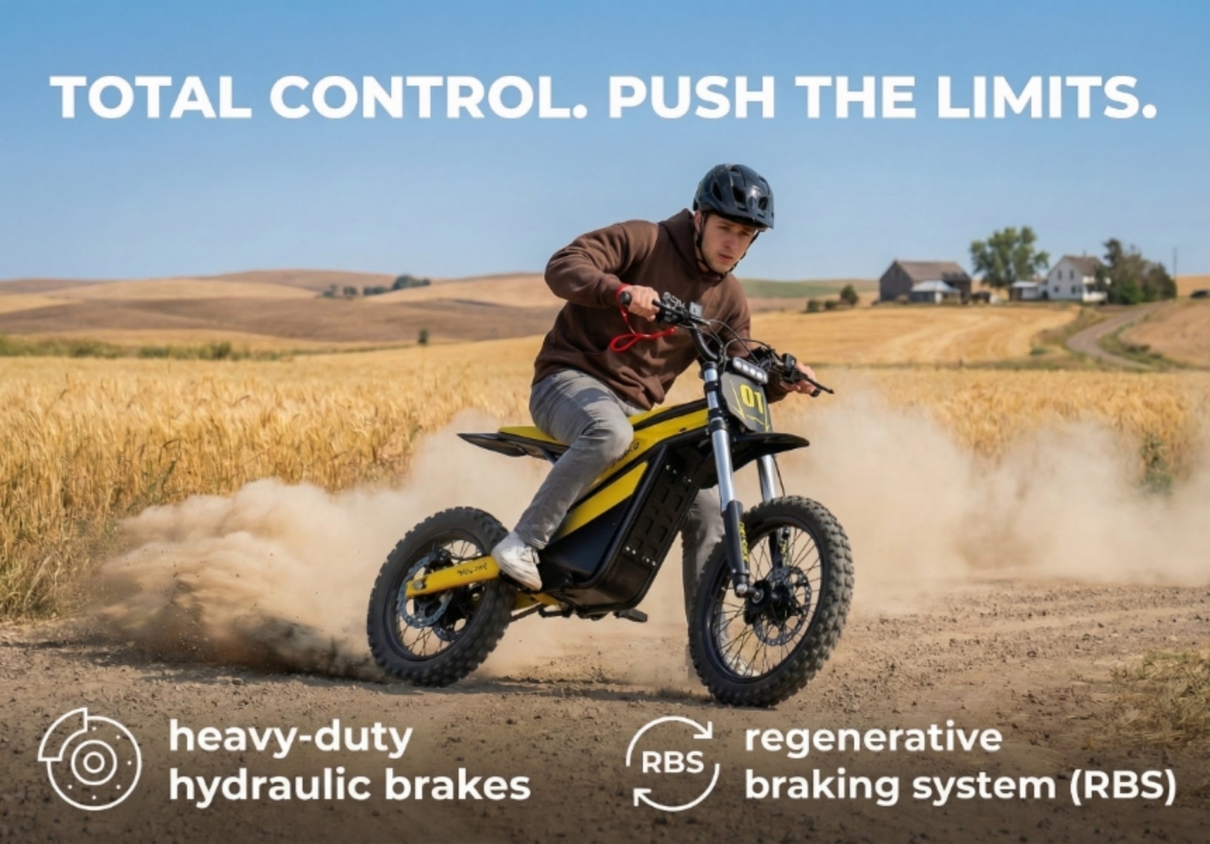 Heybike Villain - Buzzify-Electric Dirt Bike-Heybike