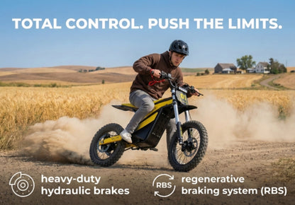 Heybike Villain - Buzzify-Electric Dirt Bike-Heybike