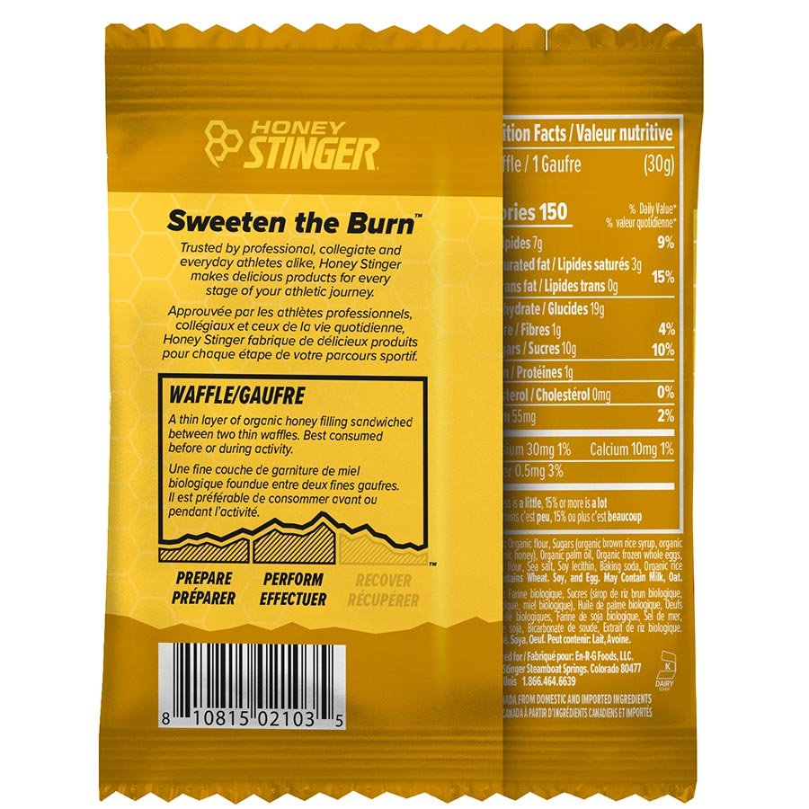 Honey Stinger Organic Waffles - Buzzify-Bars-Honey Stinger