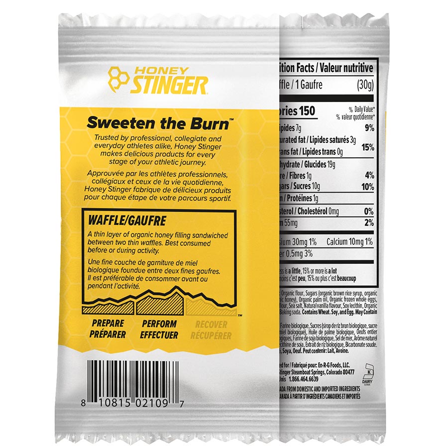 Honey Stinger Organic Waffles - Buzzify-Bars-Honey Stinger