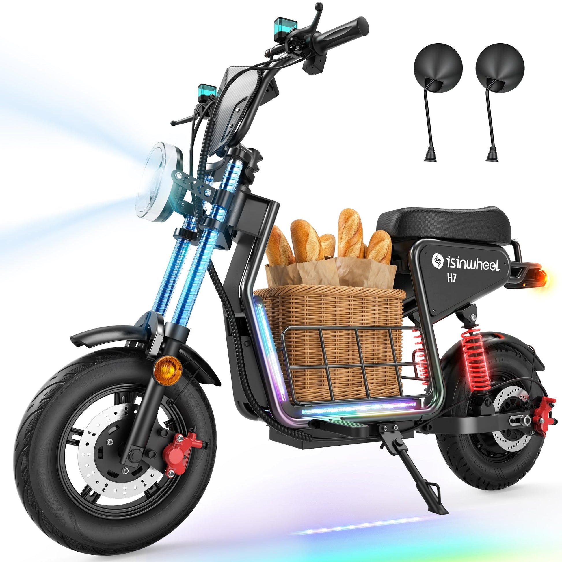 isinwheel H7 1500W Electric Commuting Scooter - Buzzify-Electric Scooter-isinwheel