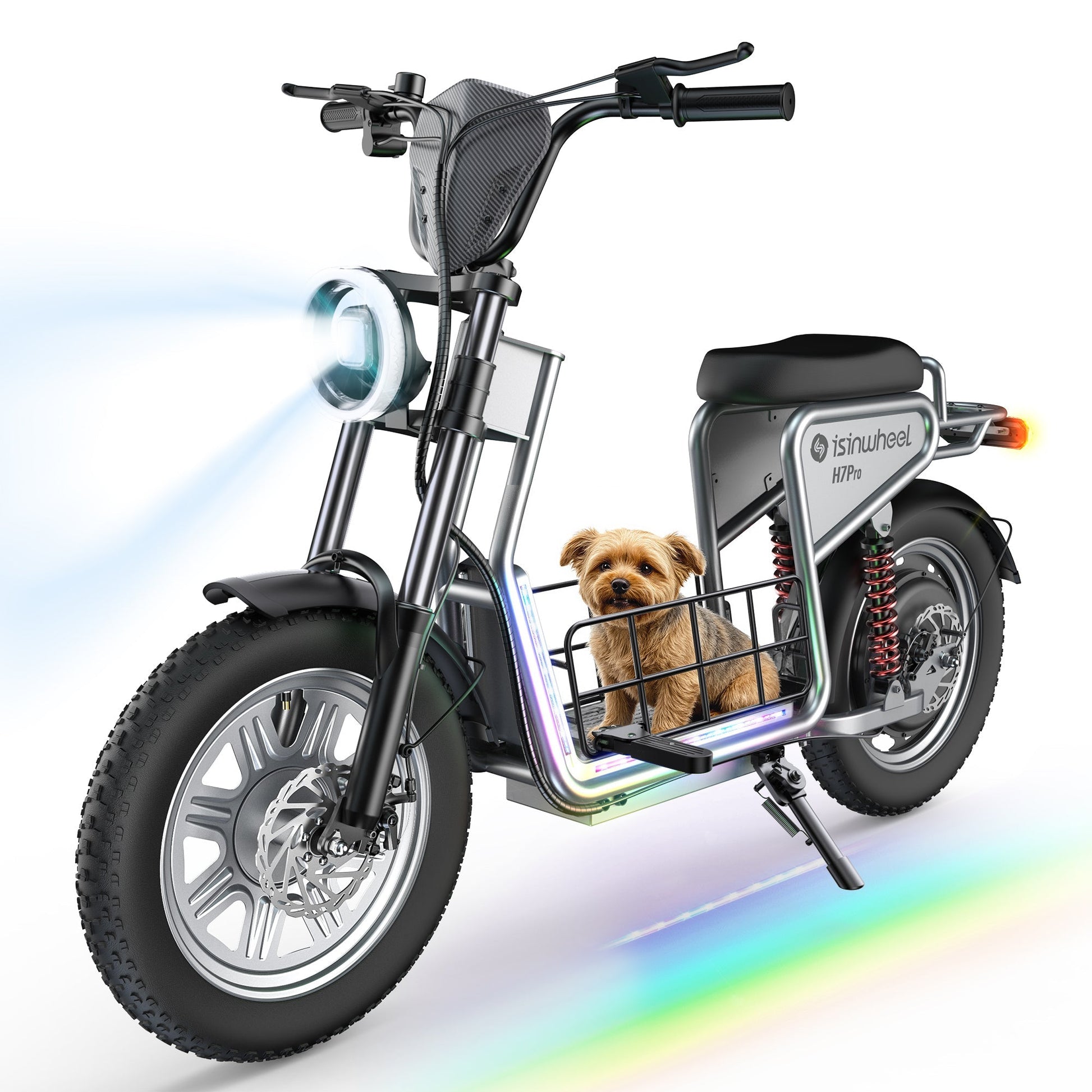 isinwheel H7Pro 1200W Electric Scooter with Seat - Buzzify-Electric Scooter-isinwheel