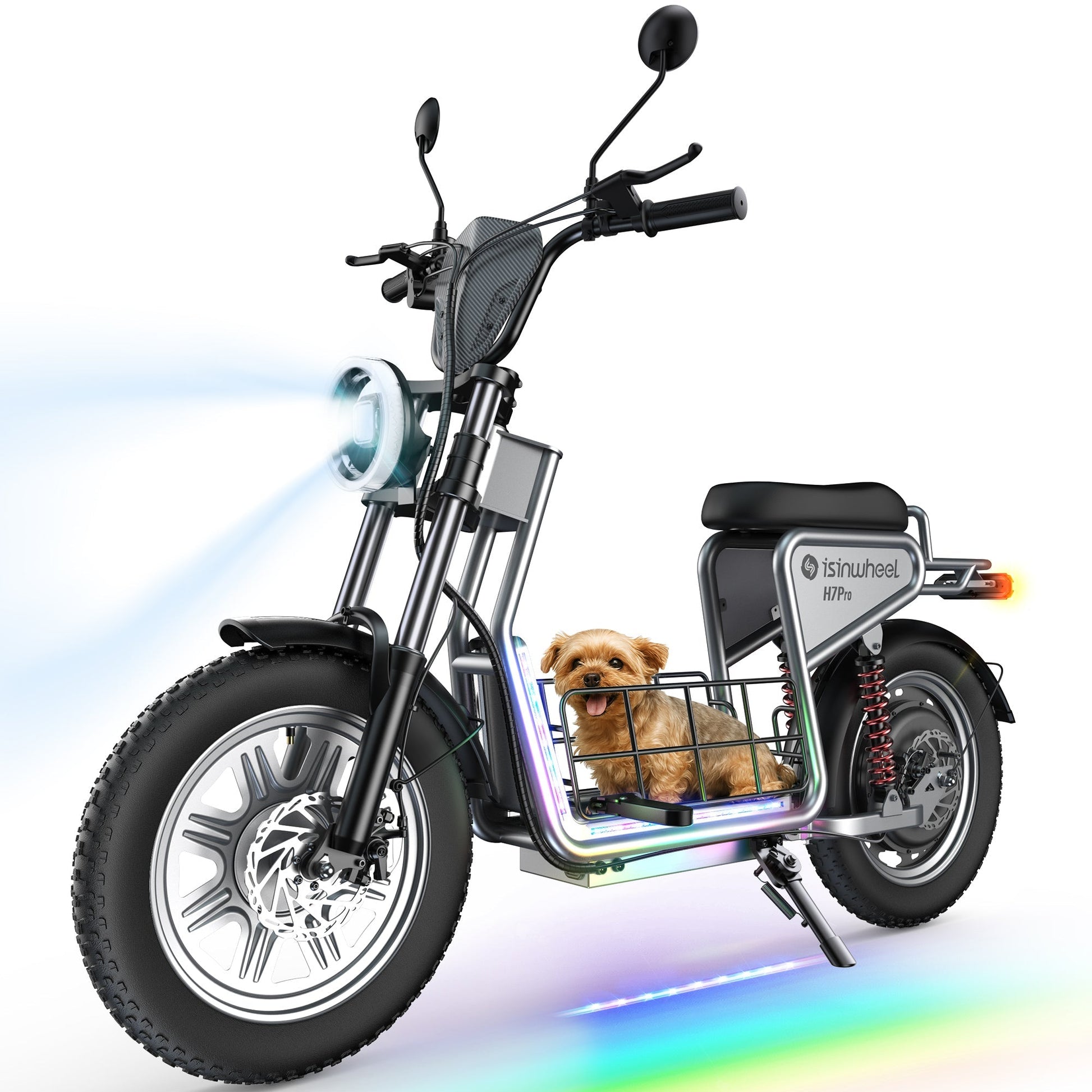 isinwheel H7Pro 1200W Electric Scooter with Seat - Buzzify-Electric Scooter-isinwheel