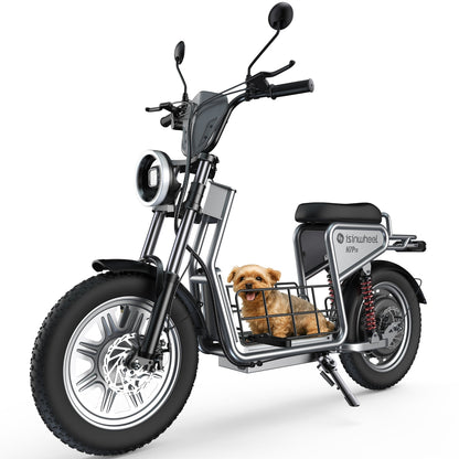 isinwheel H7Pro 1200W Electric Scooter with Seat - Buzzify-Electric Scooter-isinwheel