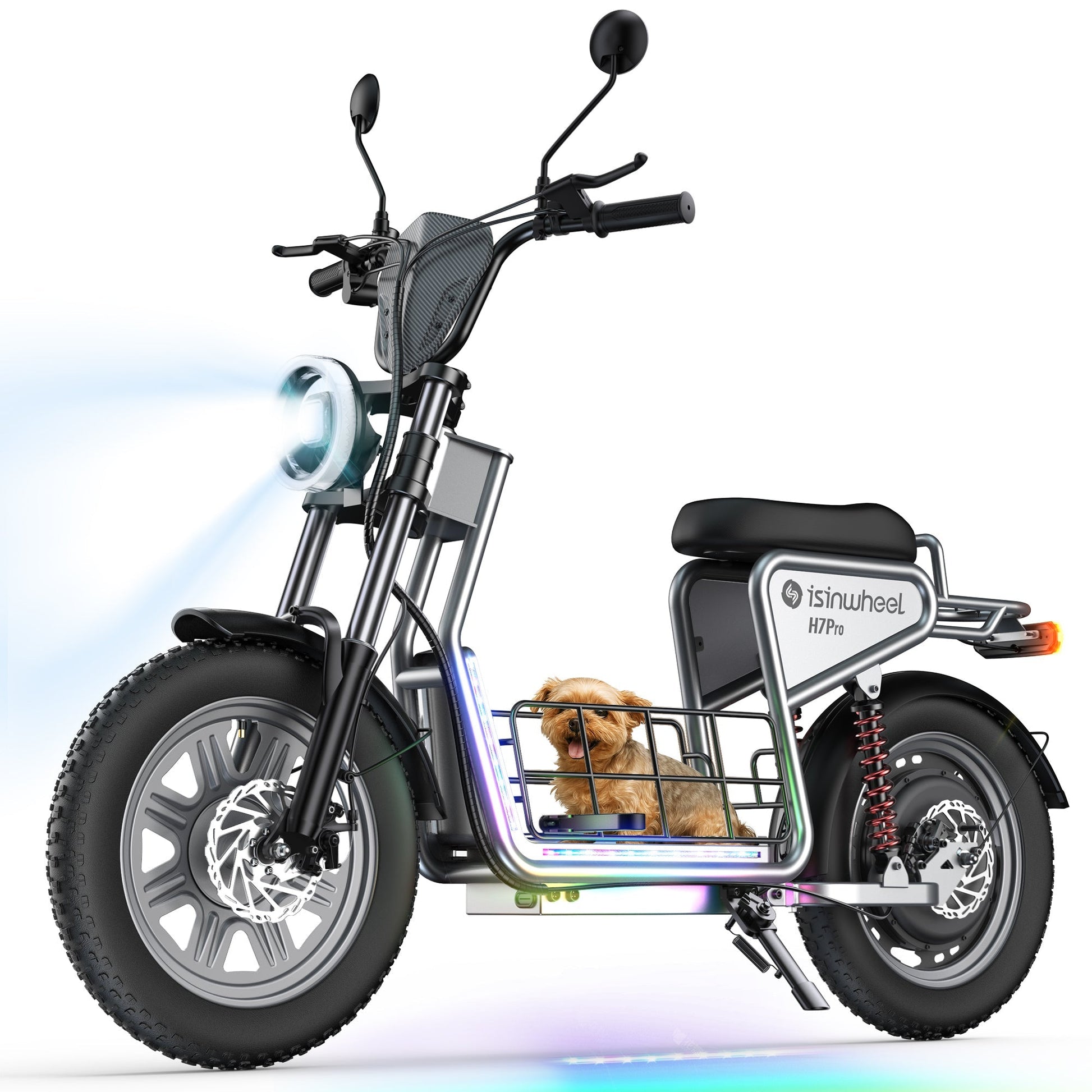 isinwheel H7Pro 1200W Electric Scooter with Seat - Buzzify-Electric Scooter-isinwheel
