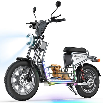 isinwheel H7Pro 1200W Electric Scooter with Seat - Buzzify-Electric Scooter-isinwheel