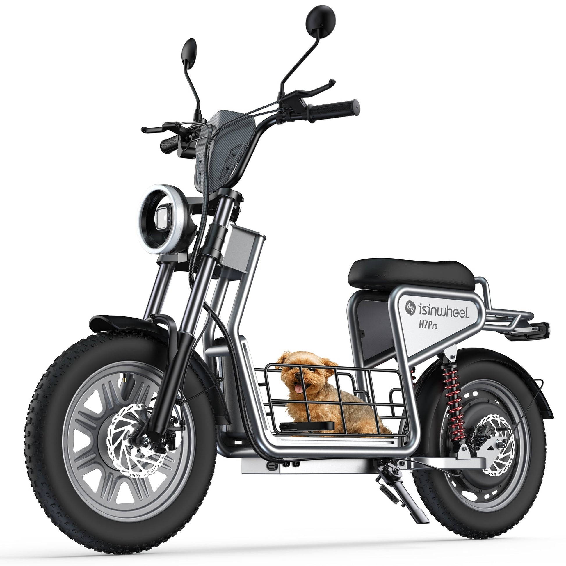isinwheel H7Pro 1200W Electric Scooter with Seat - Buzzify-Electric Scooter-isinwheel